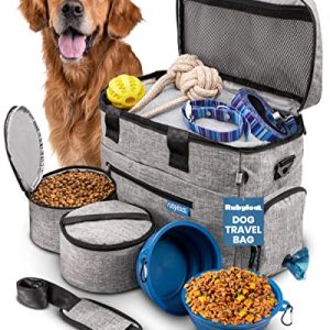 The Original Doggy Bag - Complete Pet Travel Kit Grey