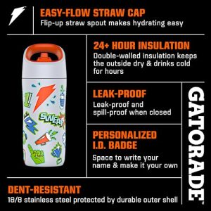 Gatorade Kids’ Rookie 12oz Metal Water Bottle