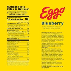Eggo Blueberry Waffles – Fruity Frozen Breakfast 10ct