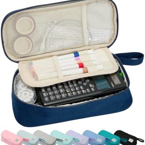 SPACEMATE Large Capacity Pencil Case – Midnight Blue