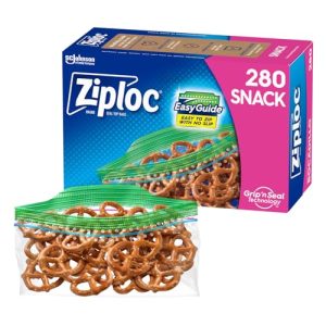 Ziploc Snack Bags – On-the-Go Freshness, 280 Ct