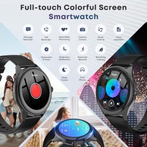 DIVOAZBVO Smart Watch: 1.39″ HD, 120 Sport Modes, IP67