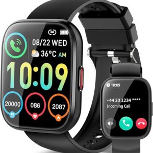 Smart Watch with Call, HR/Sleep Monitor – IP68