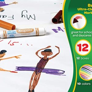 Crayola 120ct Bulk Ultraclean Broad Line Markers