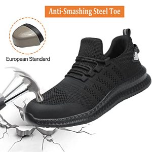 Lightweight Steel Toe Work Safety Shoes for Men & Women