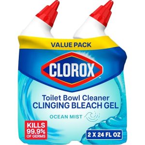 Clorox Clinging Bleach Gel Toilet Cleaner - 2 Pack Ocean Mist