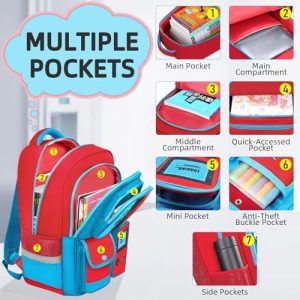 TILYTADLY Gamer Boys School Backpack – 17″ Video Game Bookbag
