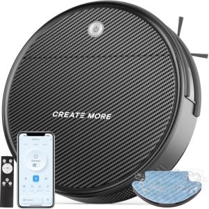 2-in-1 Robot Vacuum Mop: Smart Z-Zag Cleaning