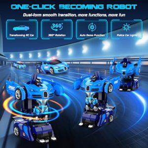 AONEPTR Transforming RC Car Robot Toy for Boys