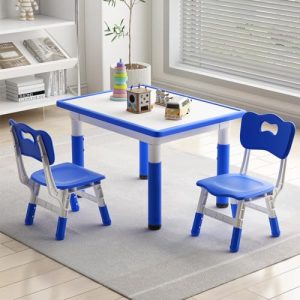 Ybaiwana Adjustable Kids Graffiti Table & Chairs