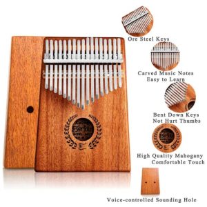 Everjoys Kalimba Thumb Piano: 17-Key Instrument Kit