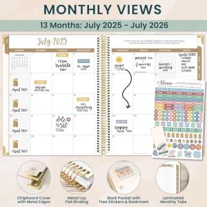 Bloom 2025-2026 Academic Planner – Spread Kindness