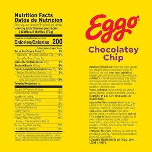 Eggo Chocolatey Chip Waffles – Sweet Frozen Breakfast 10ct