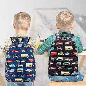 CAMTOP Kids Car Backpack – Navy Blue Toddler Bookbag