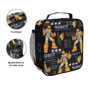 Robot Insulated Lunch Box – Kids, Teens & Adults
