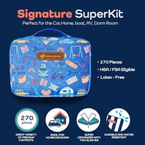KeepGoing 270-Pc Large Home First Aid Kit for Kids