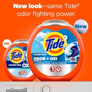 Tide Ultra OXI Power PODS w/ Odor Eliminators, 45 Ct HE