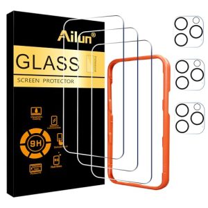 Ailun iPhone 16 Pro Max Screen & Camera Lens Protector (3-Pack)