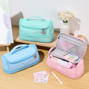 Sooez Expandable Super Large Pencil Case for Students