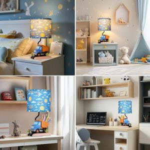 Kids Car/Truck Bedside Table Lamp – Nursery & Study
