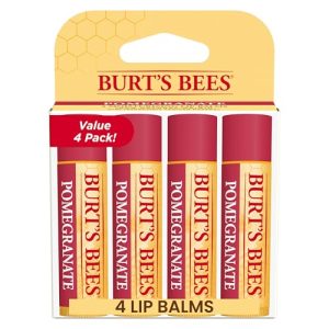 Burt's Bees Pomegranate Lip Balm 4-Pack - Back to School