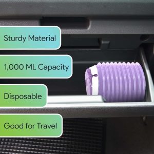 Disposable Lavender Emesis Bags – 10-Pack Travel