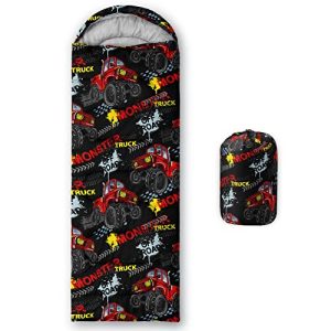 BSNTHO Red Truck Camping Sleeping Bag – 3 Season