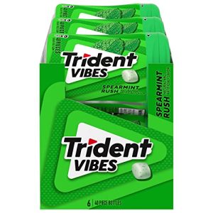 Trident Vibes Spearmint Rush Gum - Sugar-Free 6-Pack
