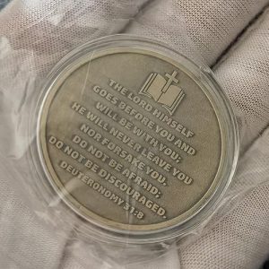 Rooted in Christ Challenge Coin – Faith-Based Gift