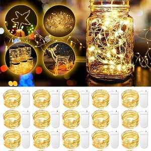 HOBAYS 20-Pack Mini LED Copper Wire Fairy Lights