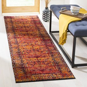 SAFAVIEH Vintage Hamadan Runner: 2'3"x8', Orange