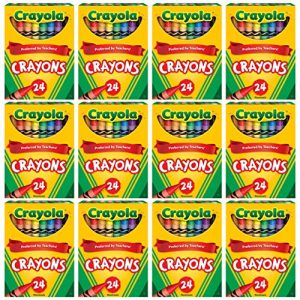Crayola Crayons Bulk Pack - 12 x 24 Assorted Colors