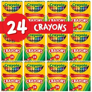 Crayola Crayons Bulk Pack – 12 x 24 Assorted Colors