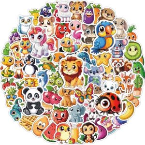 200PCS Cute Animal Waterproof Stickers for Kids