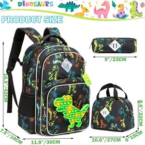 Meetbelify Boys Dinosaur Backpack Set w/Lunch Box