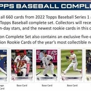 2022 Topps Baseball Retail Set – 660 Cards + 5 Rookies