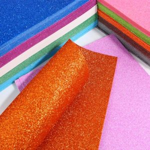Mluchee 10 Sheets Glitter Cardstock Paper A4 Orange