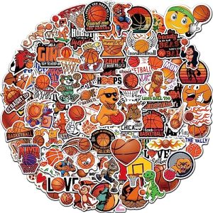 100 Pcs Sport Stickers for Kids - Waterproof Vinyl Decals