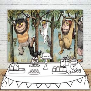 Wild Things Backdrop 5x3ft – Baby Shower & Birthday Decor