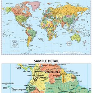 Rand McNally Laminated Signature World Wall Map