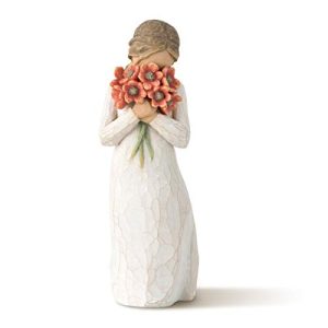 Willow Tree Surrounded by Love Hand-Painted Figure