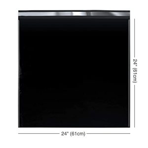 Fuxury 24×24″ Black Waterproof Poly Mailers | 900-Pack