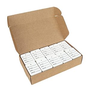 G2PLUS 1000 White Paper Price Tags 1.94"x1.38" No String