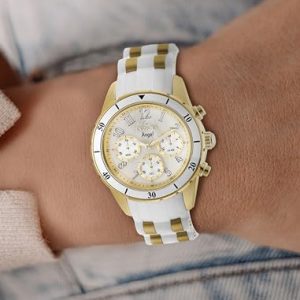 Invicta Women’s Angel Quartz White Dial Watch 24901