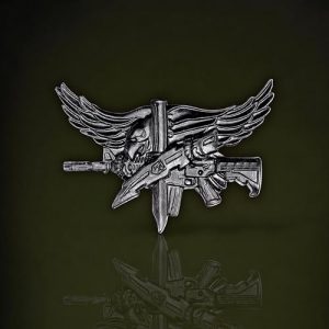 SWAT Operator Pin – Matte Black, Basic Design