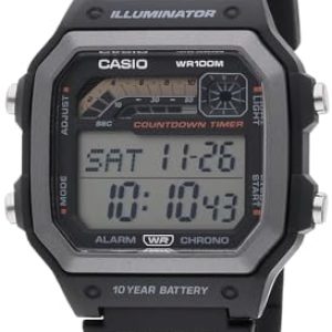 Casio WS1600H Men’s Sports Watch: 10-Year Battery Life