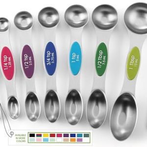 Spring Chef Magnetic Measuring Spoons Set – Stainless Steel