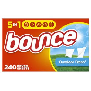Bounce Dryer Sheets Fabric Softener, Outdoor Fresh, 240 Count