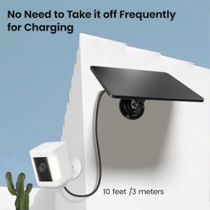 KJK 6W Solar Panel Charger for Security Cameras
