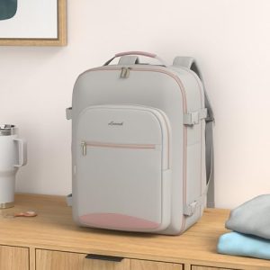 LOVEVOOK 40L Carry-On Travel Backpack with 3 Packing Cubes